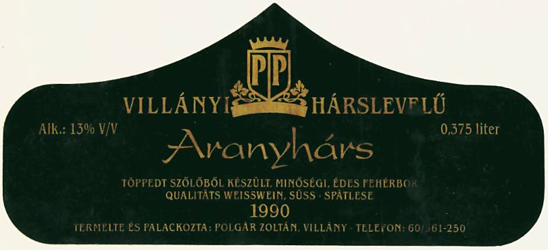 Ungarn_Aranyhars_Villany 1990.jpg